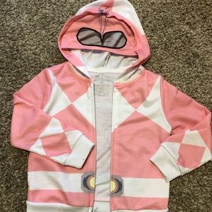 Pink ranger light weight hoodie
